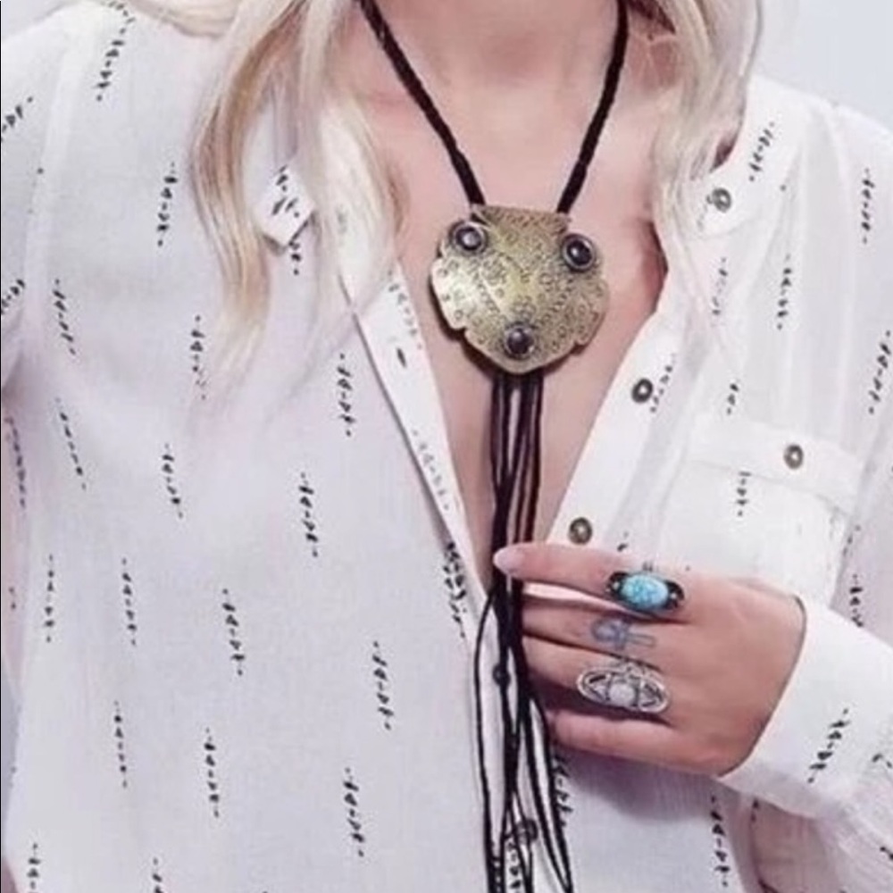 New free people bolo Montana necklace